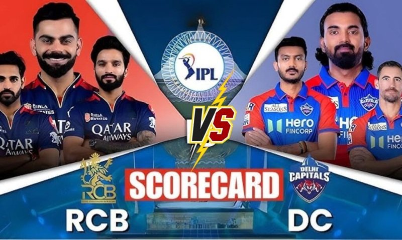Delhi Capitals Cricket vs Royal Challengers Cricket Match Scorecard